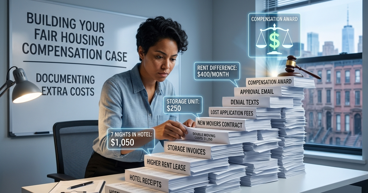 If a Landlord Discriminates Right Before Move-In, Can I Get Compensation for My Extra Costs?